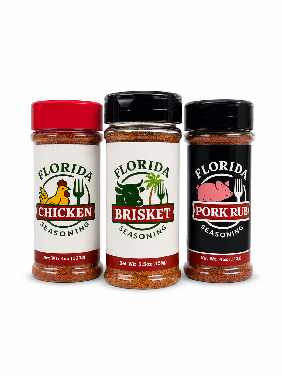 FlaSeasonings Signature Blend Variety Pack- 3 Bottles