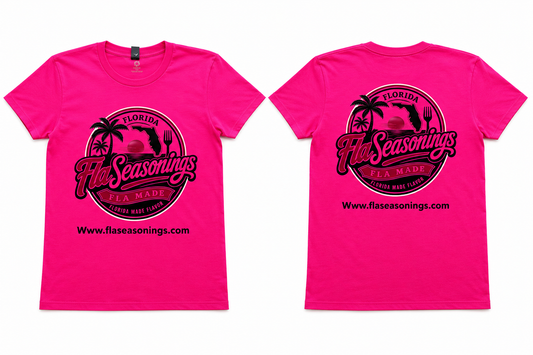 FlaSeasonings  Women's Logo Tee- Pink
